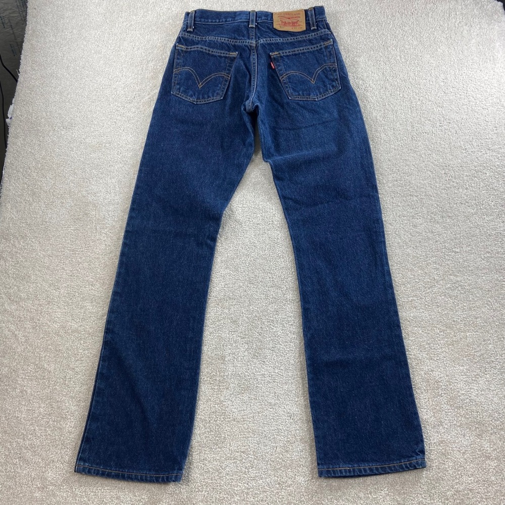 Vintage Y2K Levi's 517 Jeans Men 30x34 Blue Bootcut Denim Dark Wash Cotton